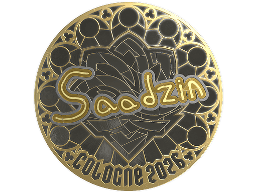 Sticker | saadzin (Gold) | Budapest 2025