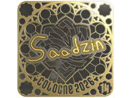 Sticker | saadzin (Gold, Ranked) | Cologne 2026
