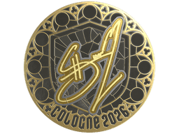 Sticker | siuhy (Gold) | Cologne 2026