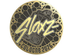 Sticker | slaxz- (Gold) | Cologne 2026
