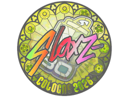 Sticker | slaxz- (Holo) | Cologne 2026