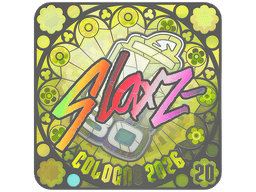 Sticker | slaxz- (Holo, Ranked) | Cologne 2026