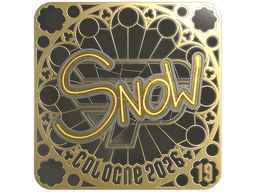 Sticker | snow (Gold, Ranked) | Cologne 2026