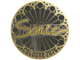 Sticker | Sonic (Gold) | Cologne 2026