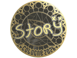Sticker | story (Gold) | Cologne 2026