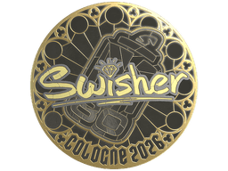 Sticker | Swisher (Gold) | Cologne 2026