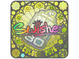 Sticker | Swisher (Holo, Ranked) | Cologne 2026