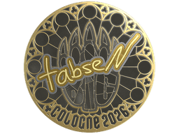 Sticker | tabseN (Gold) | Cologne 2026