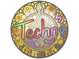 Sticker | Techno4K (Holo) | Cologne 2026
