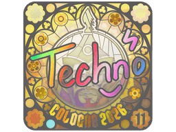 Sticker | Techno4K (Holo, Ranked) | Cologne 2026