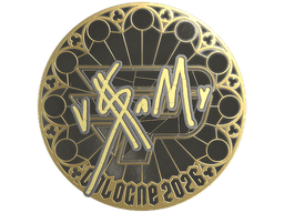 Sticker | v$m (Gold) | Cologne 2026