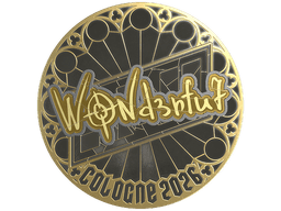 Sticker | w0nderful (Gold) | Cologne 2026