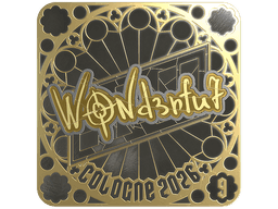 Sticker | w0nderful (Gold, Ranked) | Cologne 2026