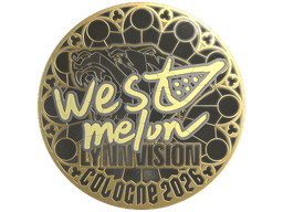 Sticker | westmelon (Gold) | Cologne 2026