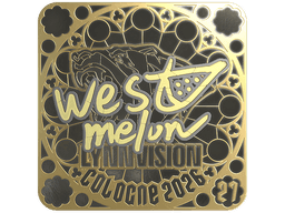 Sticker | westmelon (Gold, Ranked) | Cologne 2026