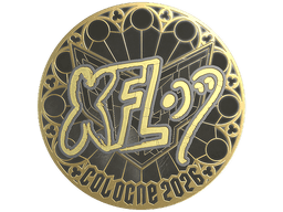 Sticker | xfl0ud (Gold) | Cologne 2026