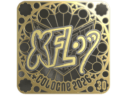 Sticker | xfl0ud (Gold, Ranked) | Cologne 2026