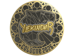 Sticker | YEKINDAR (Gold) | Cologne 2026