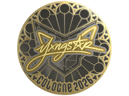 Sticker | yxngstxr (Gold) | Cologne 2026