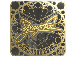 Sticker | yxngstxr (Gold, Ranked) | Cologne 2026