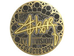 Sticker | z4KR (Gold) | Cologne 2026