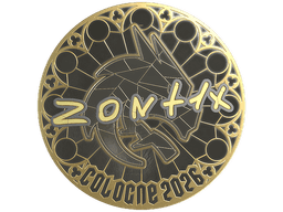Sticker | zont1x (Gold) | Cologne 2026