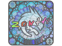 Sticker | zont1x (Holo, Ranked) | Cologne 2026