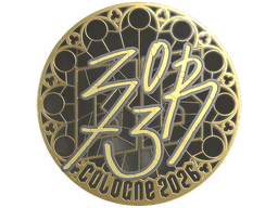 Sticker | zorte (Gold) | Cologne 2026