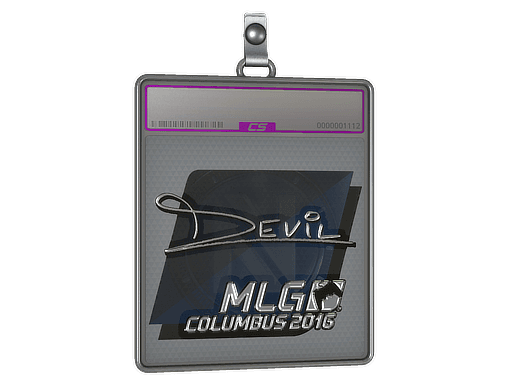 Sticker Slab | DEVIL (Foil) | Cologne 2016