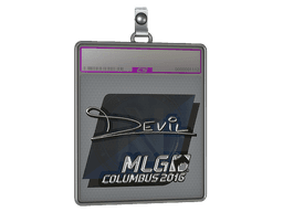 Sticker Slab | DEVIL (Foil) | Cologne 2016
