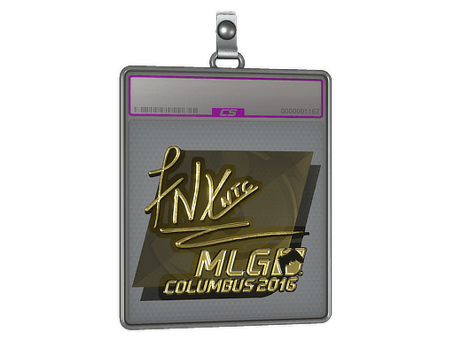 Sticker Slab | fnx (Gold) | Cologne 2016