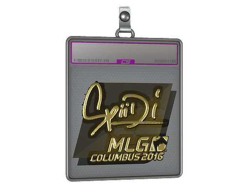 Sticker Slab | Spiidi (Gold) | Cologne 2015