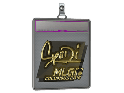 Sticker Slab | Spiidi (Gold) | Cologne 2015