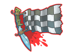 Sticker | Checkered Kukri