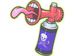 Sticker | Airhorn (Glitter)