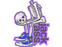 Sticker | Head In Hands (Glitter)