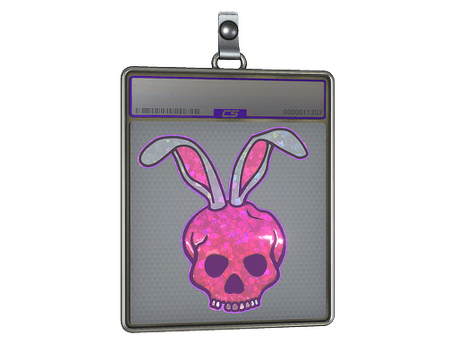 Skull Bunny (Glitter)