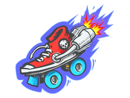 Sticker | Rocket Skates