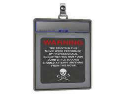 Sticker Slab | WARNING