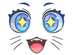 Sticker | Kawaii Eyes (Glitter)