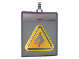 Sticker Slab | Flammable (Foil)