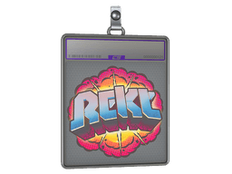 Sticker Slab | Rekt (Holo)