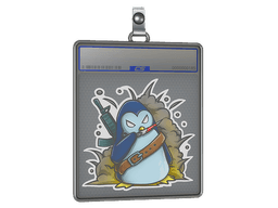 Sticker Slab | War Penguin