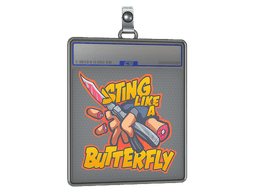 Sticker Slab | Sting Like A Butterfly