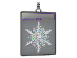 Sticker Slab | Snowfall (Glitter)