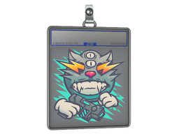 Sticker Slab | Zap Cat