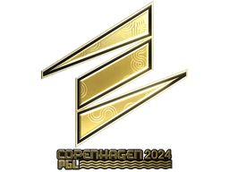 Sticker | ECSTATIC (Gold) | Copenhagen 2024