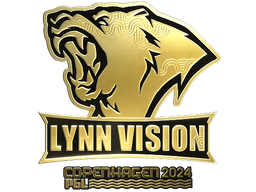Sticker | Lynn Vision (Gold) | Copenhagen 2024