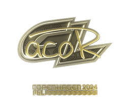 Sticker | acoR (Gold) | Copenhagen 2024