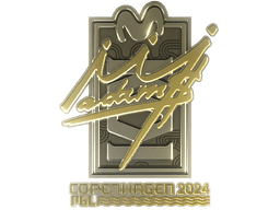 Sticker | adamS (Gold) | Copenhagen 2024